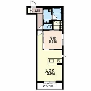 Andante【1階】の間取り