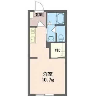 ウェルコートE【1階】の間取り