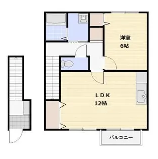 埼玉県さいたま市緑区松木3【アパート】の間取り
