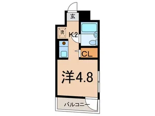 グレイスコート【4階】の間取り