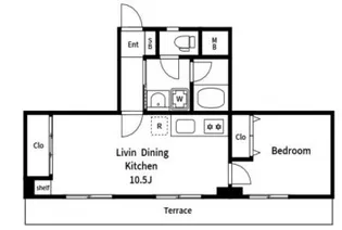 カドーロ学芸大【1階】の間取り