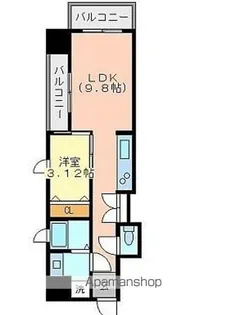 アガスティーア薬院【11階】の間取り