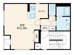 THE ROOM S日本橋浜町【3階】の間取り