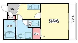 大阪府豊中市柴原町3【アパート】の間取り