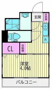 杉田ハイツ西大井【3階】の間取り