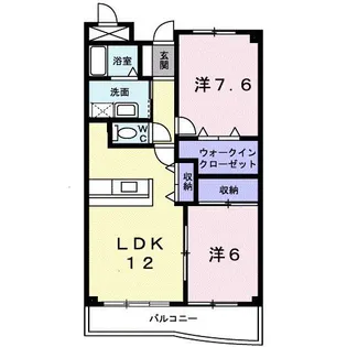 ヴェルハイム【2階】の間取り