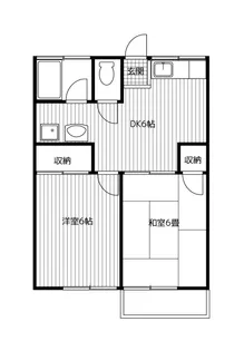 コーポ鈴木【2階】の間取り