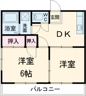 ハイムイケダ【1階】の間取り