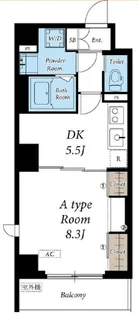 リブリ・神楽坂【5階】の間取り