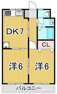 綾瀬グリーンハイツ【1階】の間取り