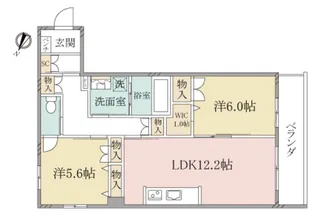 (シニア限定)ヘーベルヴィレッジ武蔵浦和西口~コンフォートレジデンス武【1階】の間取り