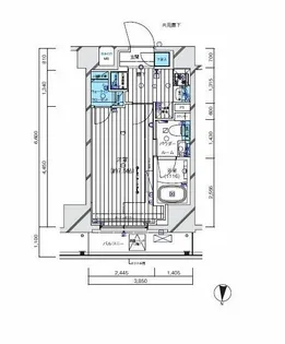 メインステージ三ノ輪EAST【2階】の間取り