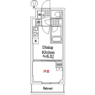 東京都大田区多摩川1【マンション】の間取り