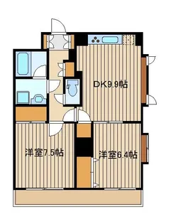 スカイパレス光が丘A棟【1階】の間取り
