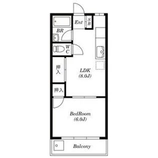 大野マンション【4階】の間取り