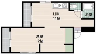 サンコープ天神東【1階】の間取り