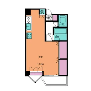 レインボー上飯田【6階】の間取り