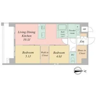 LiveCasa千本今出川【6階】の間取り