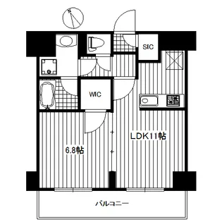 セジョリ浅草ベルグレード【4階】の間取り