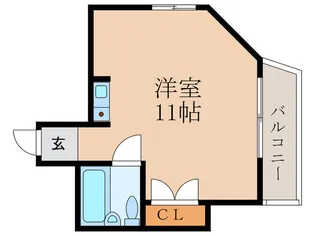 ハイツ熊谷【5階】の間取り