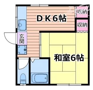 HANA HOUSE【2階】の間取り