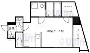 ライジングコート京都西院フロンティアII【11階】の間取り