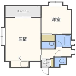 ドゥプリエ【3階】の間取り