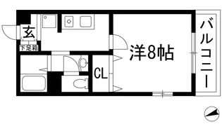 エスポワール2【2階】の間取り
