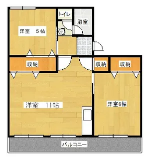 賢勝ビル尾ノ上I【5階】の間取り