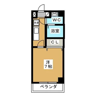 エスポワール【4階】の間取り