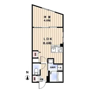 中野エイベストハイム【3階】の間取り
