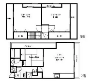 成塚アパート【3階】の間取り