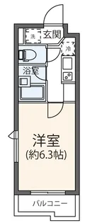 ラ メゾン喜多見【5階】の間取り