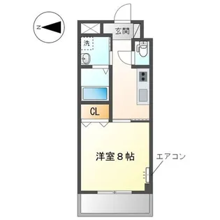 エヴァーグリーン常盤【3階】の間取り