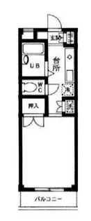 モデーロ花栗【3階】の間取り
