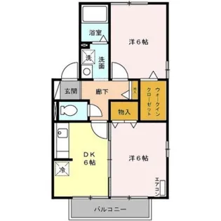 シャルール I・II・III【2階】の間取り