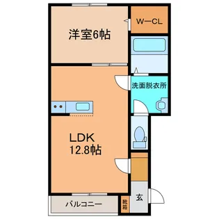 RutileII(ルチル)【3階】の間取り