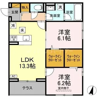 (仮称)D-ROOM市川南3丁目【1階】の間取り