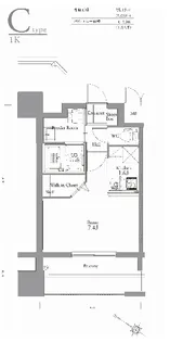 エンクレスト天神MARK【5階】の間取り