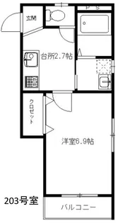 セイシンハイツ【3階】の間取り