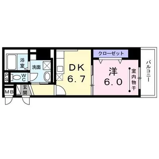 セ・マニフィーク 月島【8階】の間取り