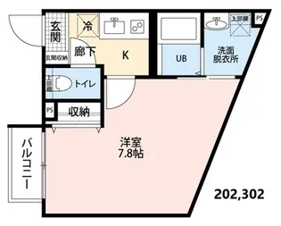 Jeunesse5(ジュネスファイブ)【2階】の間取り