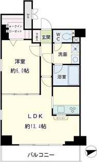 オベリスク藤崎【2階】の間取り