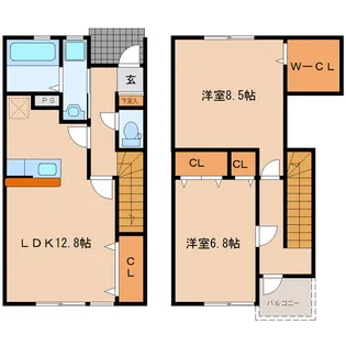 DiamantI【1階】の間取り