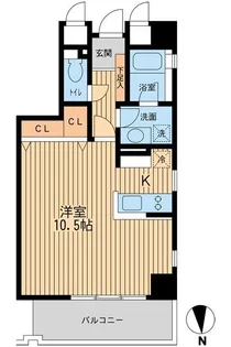 芝公園アパートメント【2階】の間取り