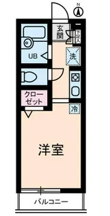 プロムナード中浦和【1階】の間取り