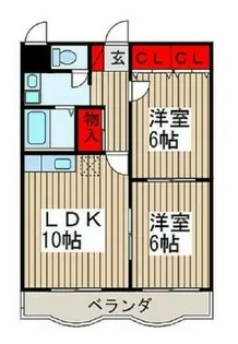 ソシア【3階】の間取り