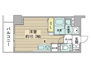 バロンドール【13階】の間取り