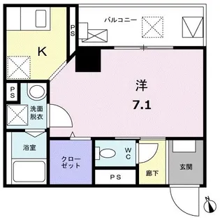 コートH2【2階】の間取り