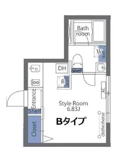 アヴァンタージュ恵比寿【4階】の間取り